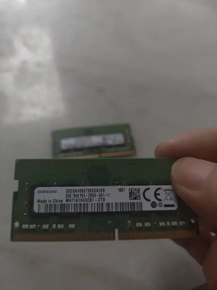 Ram sodimm ddr4 8gb merk SAMSUNG
