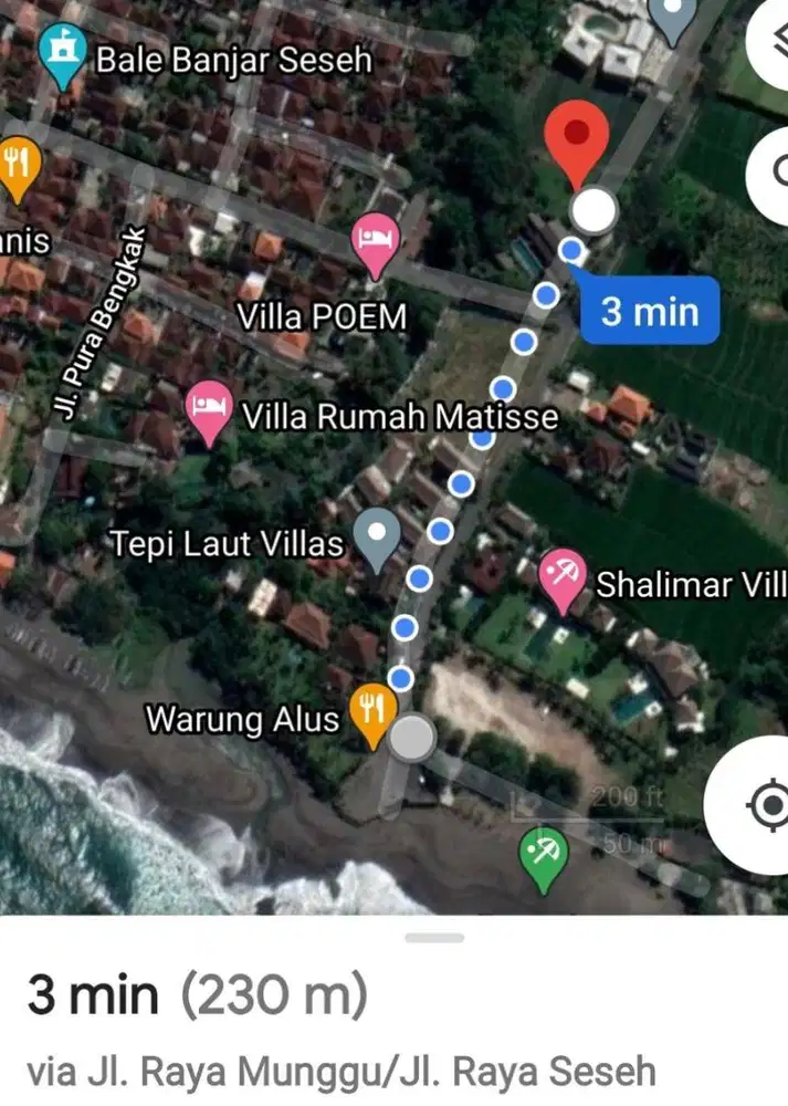 Tanah Premium SHM 300m² (3 Are) ±200m ke Pantai Munggu, Bali
