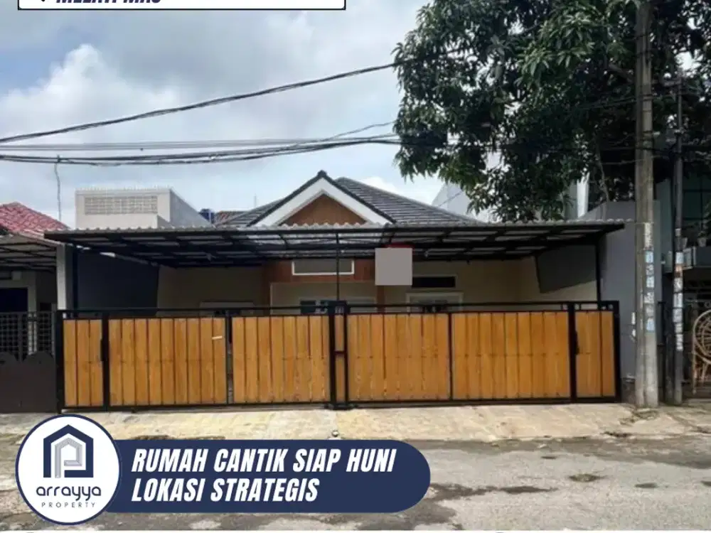 DIJUAL RUMAH CANTIK SIAP HUNI LOKASI STRATEGIS DI MELATI MAS