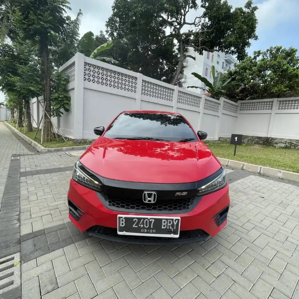 HONDA CITY HB RS AT 2021 MERAH KM 37RB