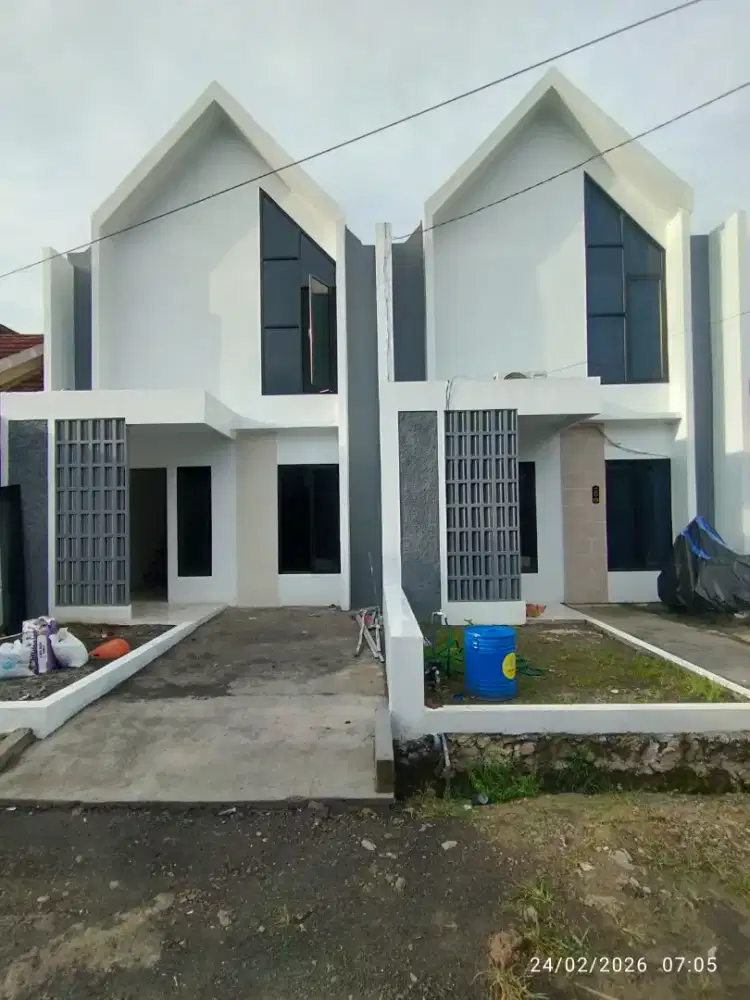 Rumah 2 lantai (mezzanine) harga 1 kantai