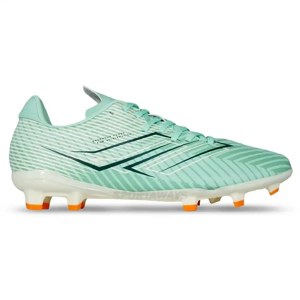 Sepatu Bola Mills Xyclops Helios Match FG - Soft Green/Orange