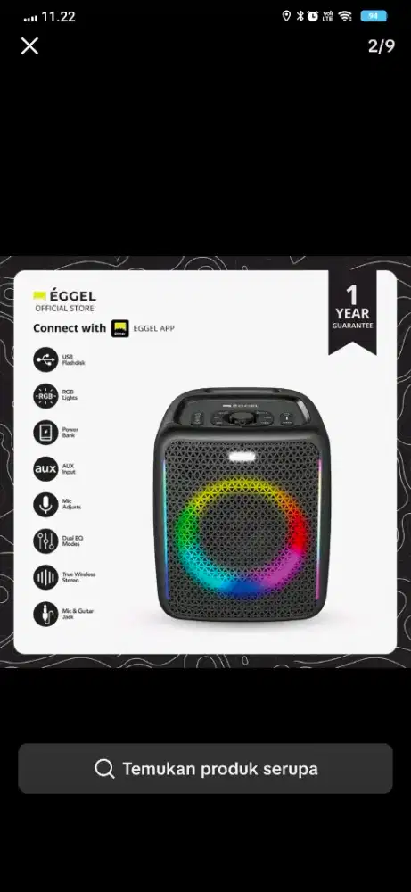 Eggle fortis 2 like new