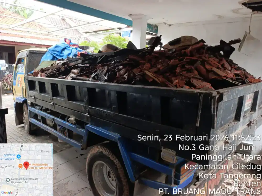 Jasa buang puing dan angkut sampah