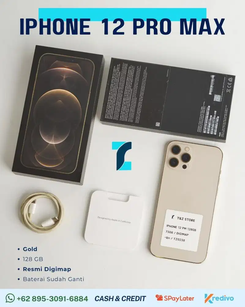Iphone 12 promax 128gb gold