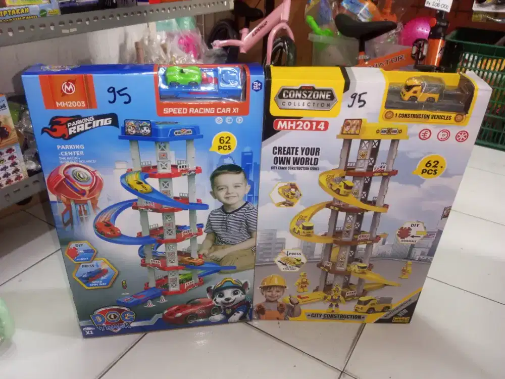 Mainan Anak Track Racing konstruksi