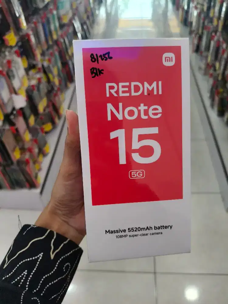 Xiaomi Redmi Note 15 5G 8/256 Garansi Resmi 15Bulan