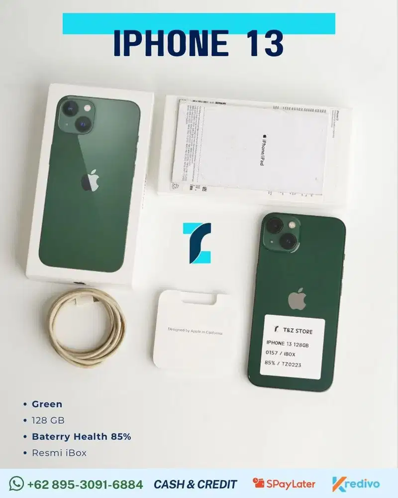 Iphone 13 alpine green 128gb