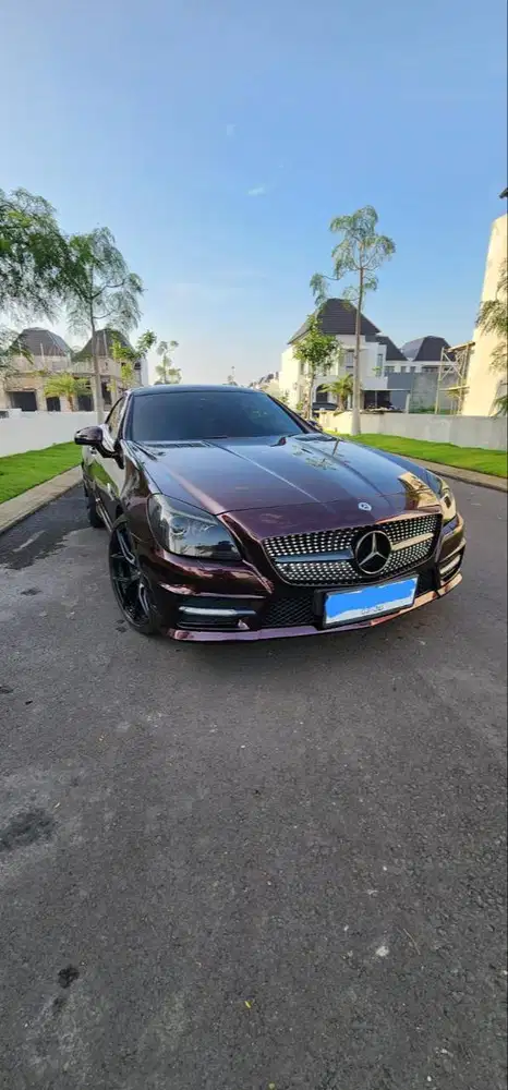 Mercedes Benz SLK 250 AMG 2012 Merah Red 2013 2011 dijual Cepet Bu
