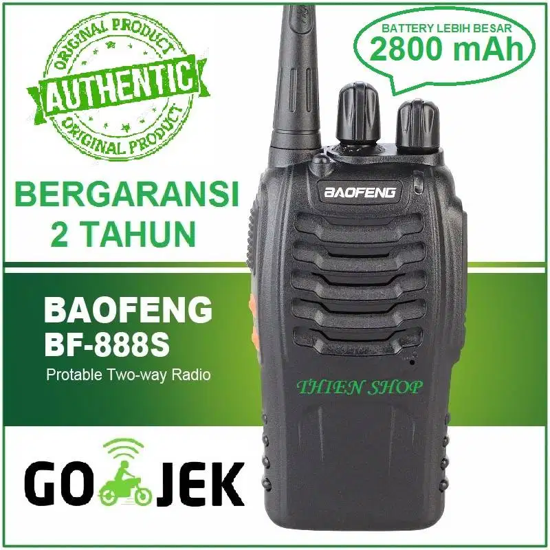 Handy Talky Bao Feng Talkie HT Baofeng 888s Boafeng Baofeng Gojek Grab