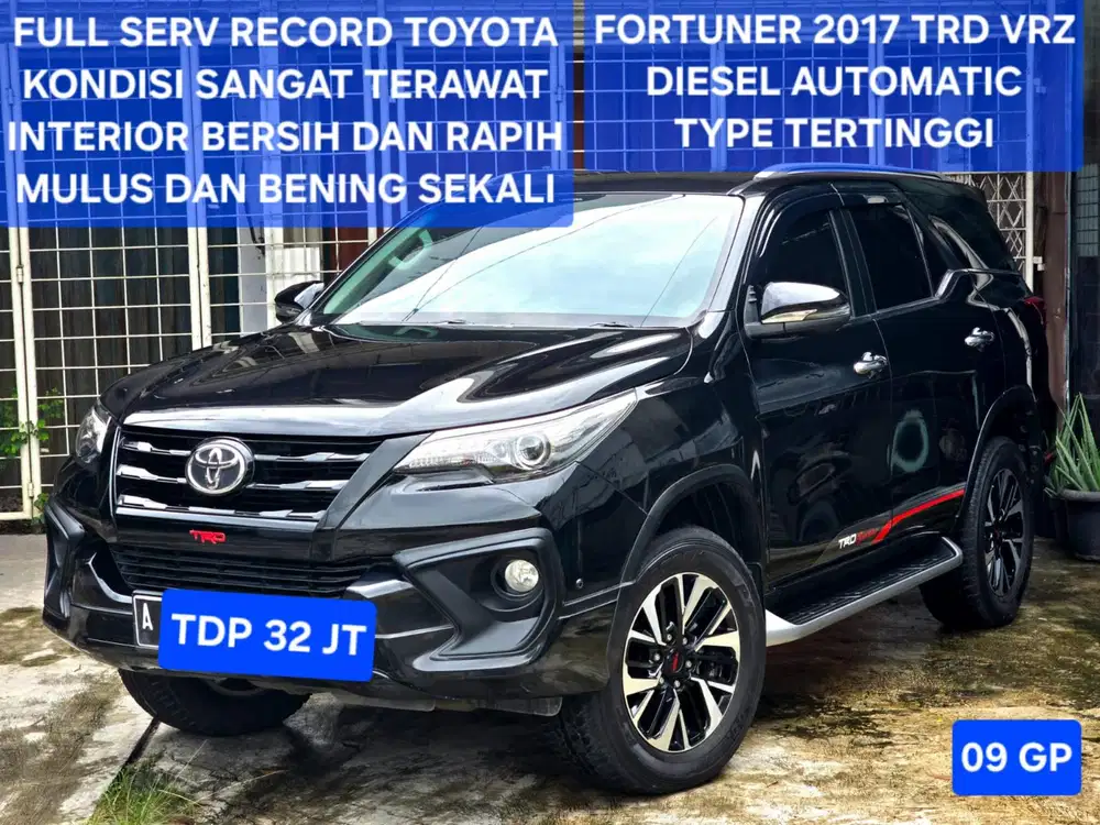 Toyota Fortuner TRD 2017 VRZ Automatic AT Diesel Model 2016 TRD G 2018