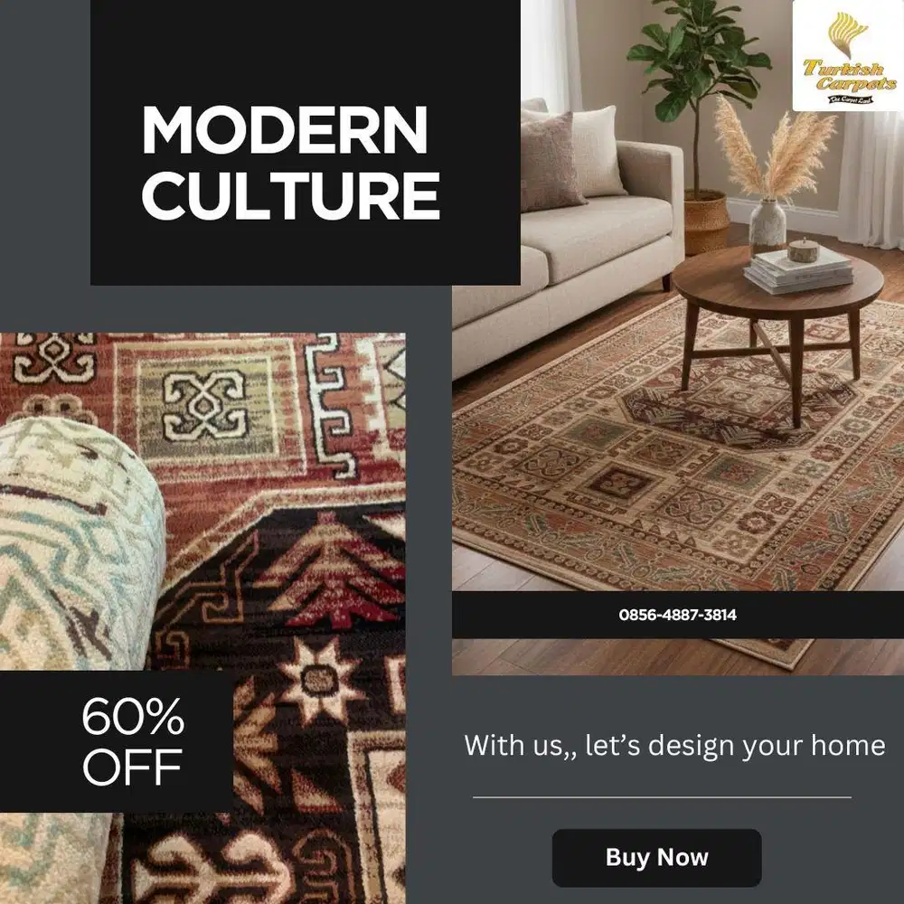 PERSIAPKAN LEBARAN IDUL FITRI DENGAN KARPET MODERN CULTURE