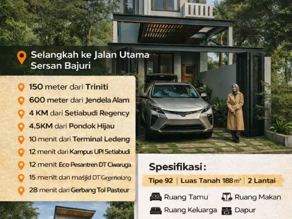 Rumah Strategis di Jalan Utama Cihideung – Cocok Hunian & Usaha