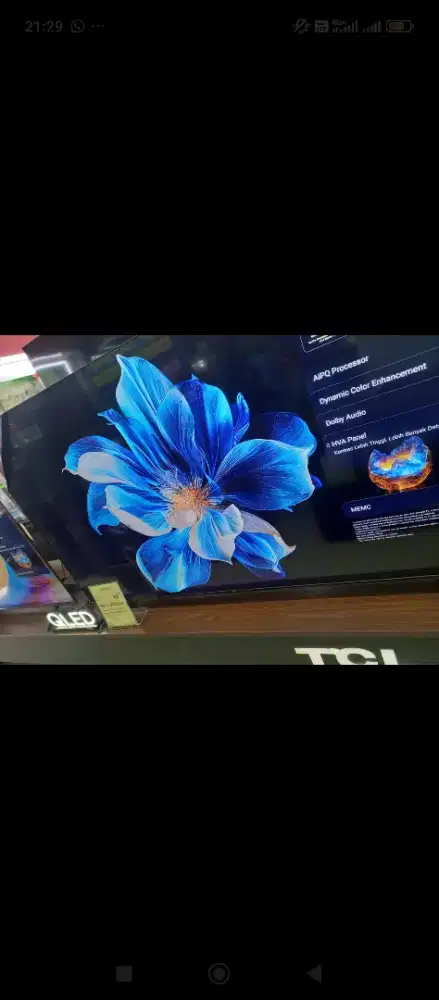 Dijual TV TCL 65 Ex display jual cepet