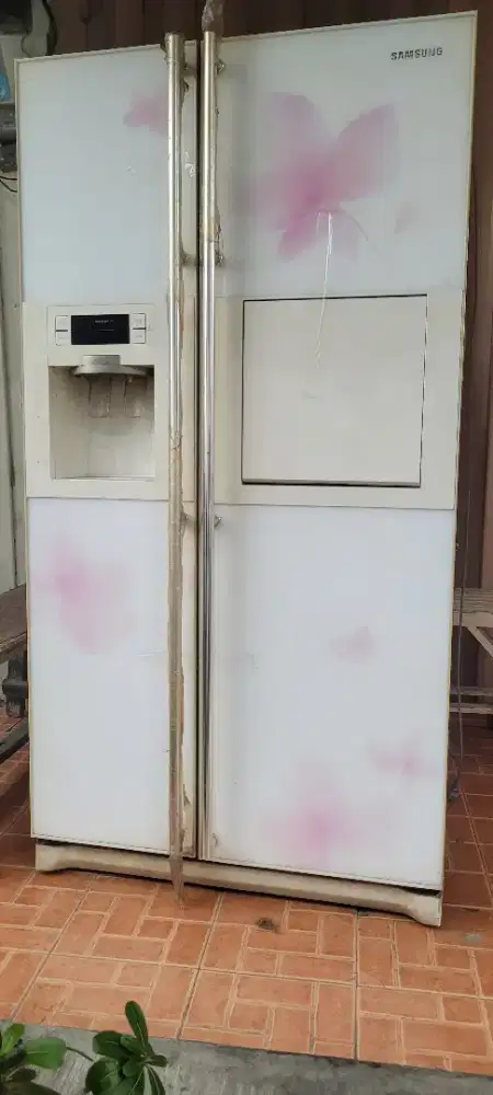 Samsung Kulkas Side By Side Bekas Kondisi Rusak Minibar dan pompa