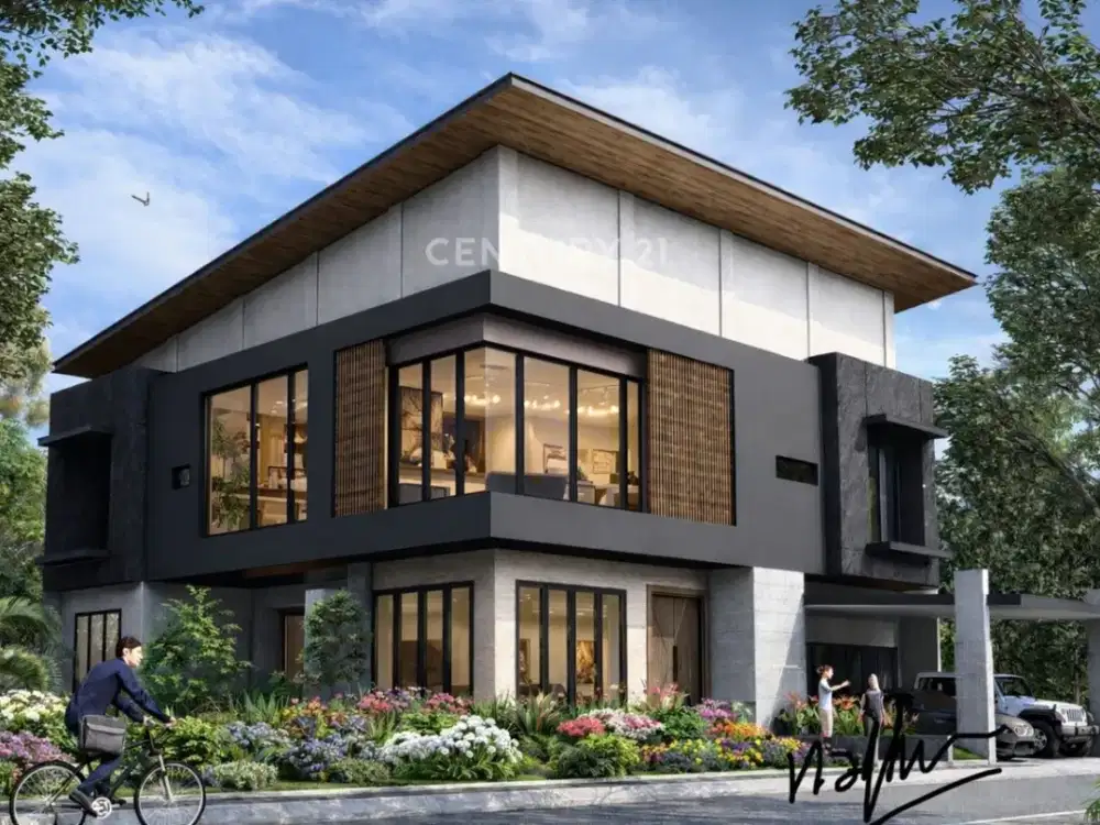 DIJUAL RUMAH MEWAH DI FORESTA BSD  POSISI HOOK TAMAN