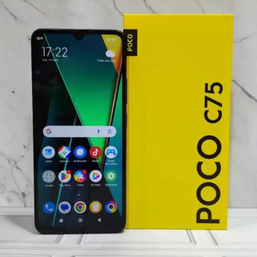 Xiomi Poco C75 Ram6/128GB Warna Hitam (Second)