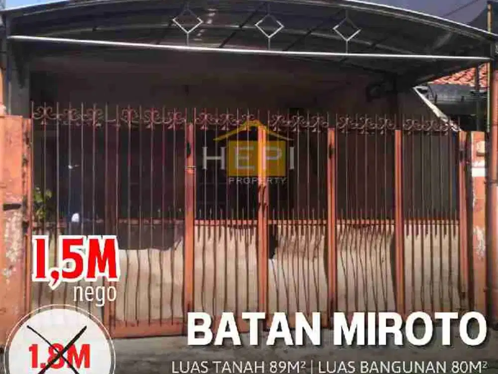 Di Jual Rumah Cantik Di Batan Miroto Semarang