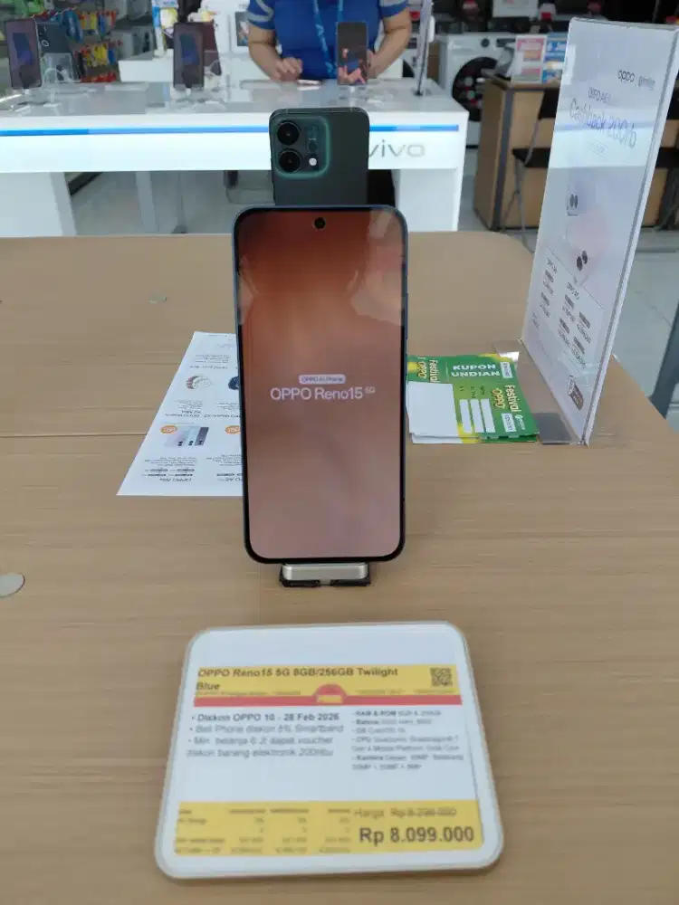 OPPO Reno15 5G 8/256GB – Twilight Blue