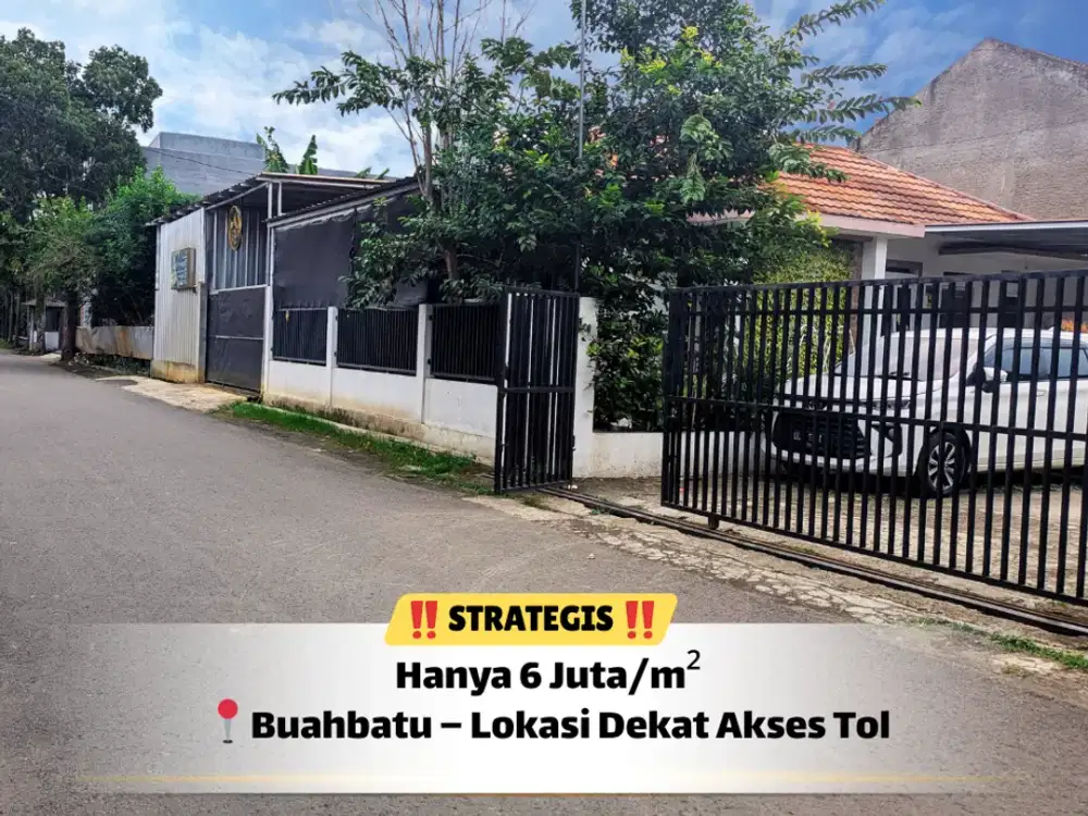 Peluang Miliki Tanah Strategis 125 m² Area Buahbatu Bandung