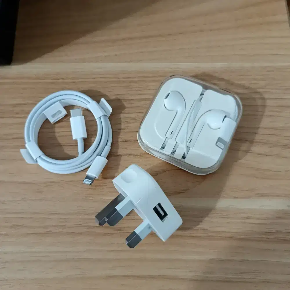 charger kabel headset iphone apple ori