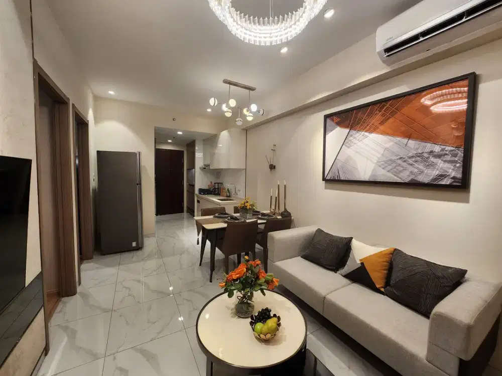 DIJUAL UNIT PREMIUM 2 BEDROOM 51 SQM 
CITY VIEW BSD | AKSES AEON |