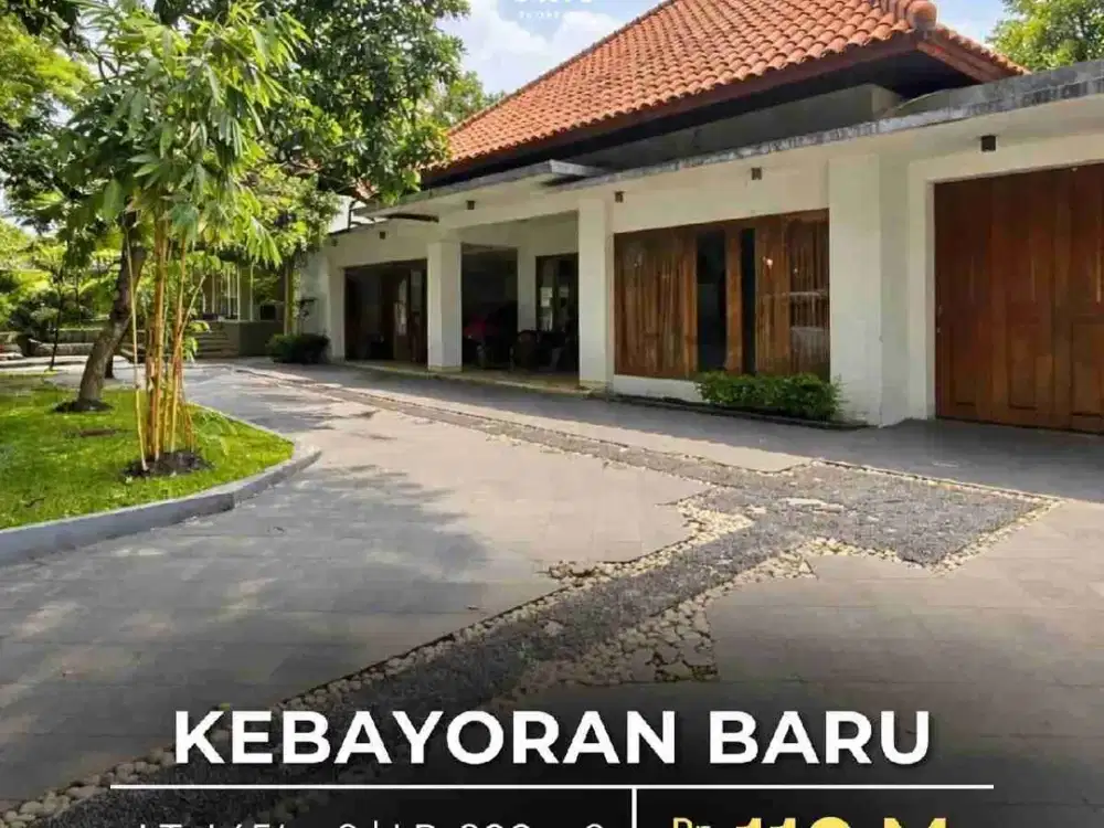 Prime Area Siap Huni Jalan Lebar di Kebayoran Baru Jakarta Selatan