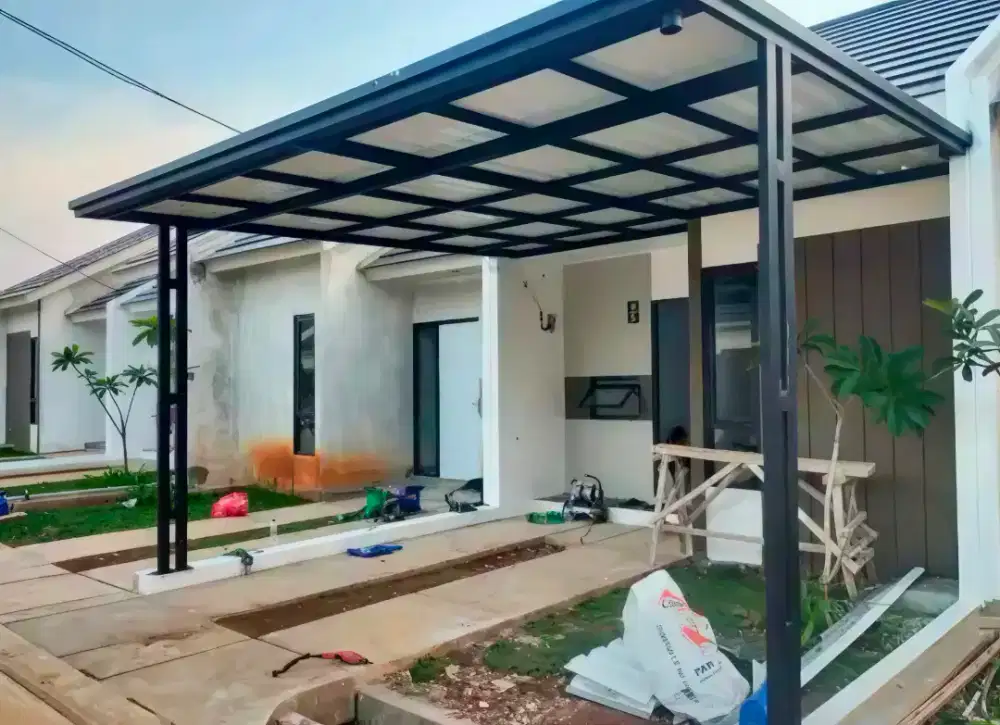 Kanopi rangka baja ringan SNI