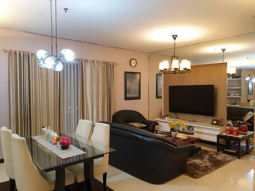 JUAL SEWA APARTEMEN WATERPLACE 3BR PRIVATE LIFT FULL FURNISHED