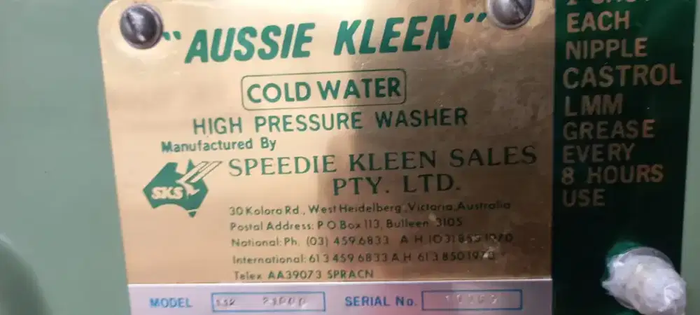 High Pressure Washer mesin steam tekanan tinggi industri Borong 2unit