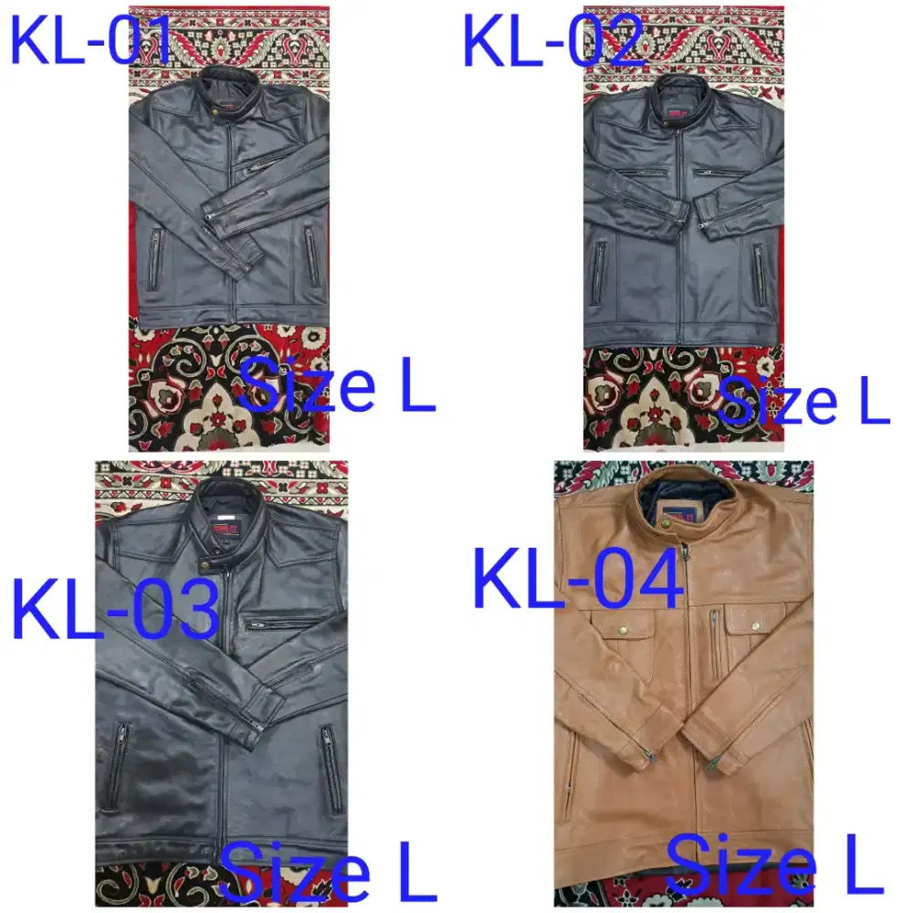 Jaket Kulit Klasik Bahan Kulit Sapi