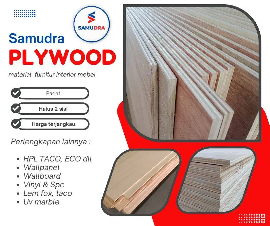 triplek / multiplek semi meranti halus toko samudra surabaya