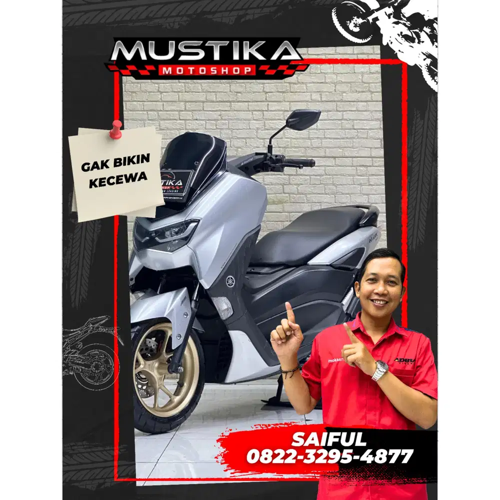 Perfect Condition!!Yamaha N Max ABS Keyles 2024 N Asli Mulus-Mustika