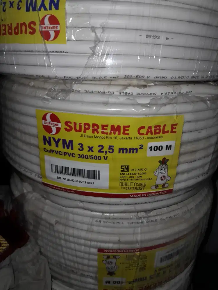 Kabel Supreme nym 3x2,5mm panjang 100m