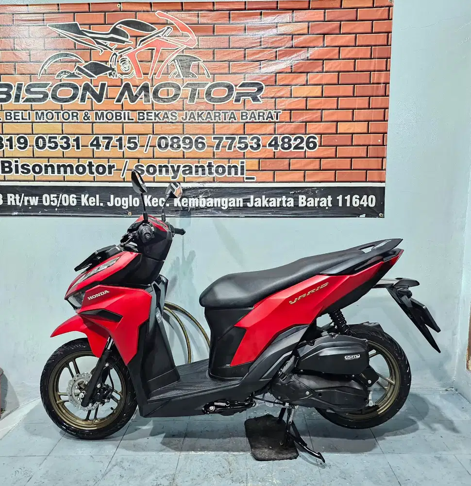 ISTIMEWA! HONDA NEW VARIO 125 KEYLESS CBS ISS ALARM TH 2025 MERAH DOFF