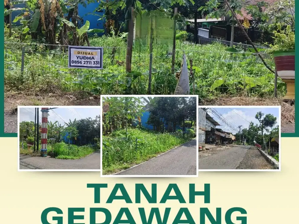 Tanah Hook Strategis Siap Bangun Jl. Gedawang Raya Banyumanik Semarang