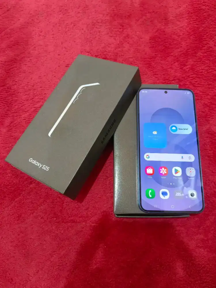 Samsung s25 5G 12/256 resmi navy garansi mulus fullset ori