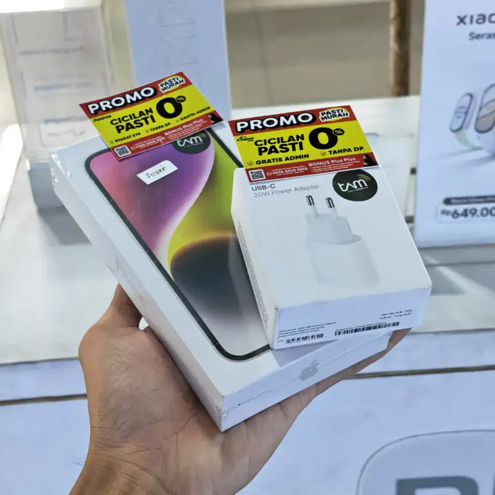 PROMO IPHONE 14 128GB RESMI IBOX FREE PELINDUNG LAYARR