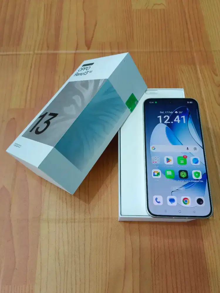Oppo reno 13 5G 12/256 white mulus fullset ori