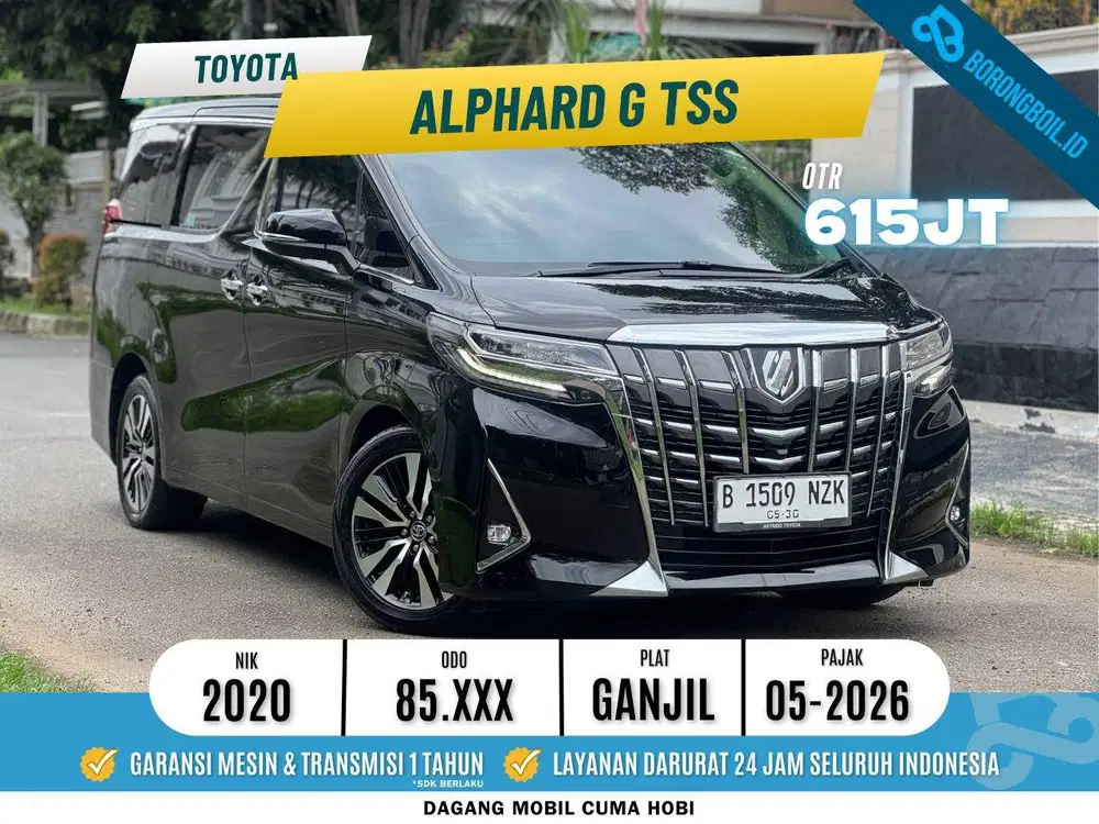 Toyota Alphard G ATPM TSS 2020