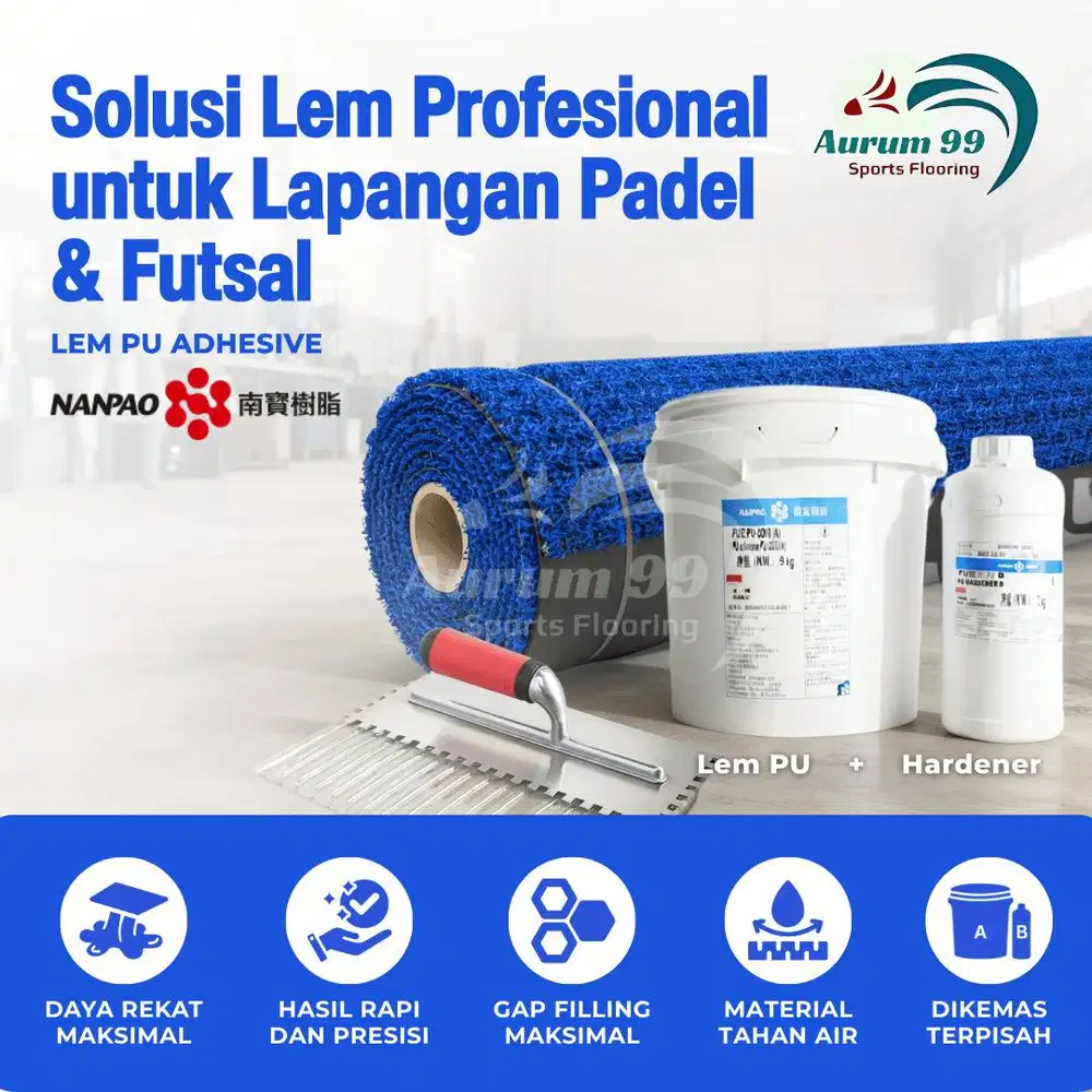 Lem Rumput Sintetis Padel PU-2000 (A) - Lem PU Adhesive