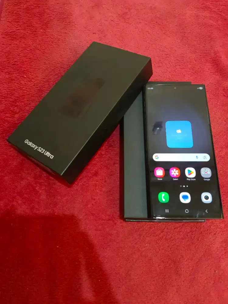 Samsung s23 ultra 5G 12/256 ex resmi black mulus fullset