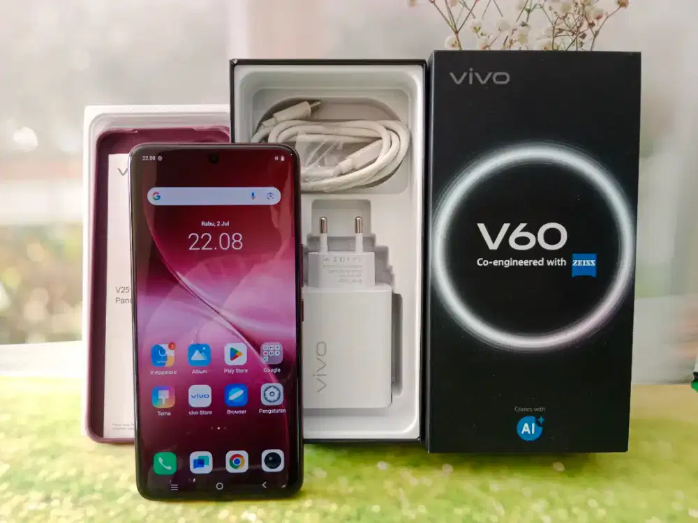 HP VIVO V60 (5G) Ram 12/256gb FULLSET GARANSI RESMI ON NO MINUS!!
