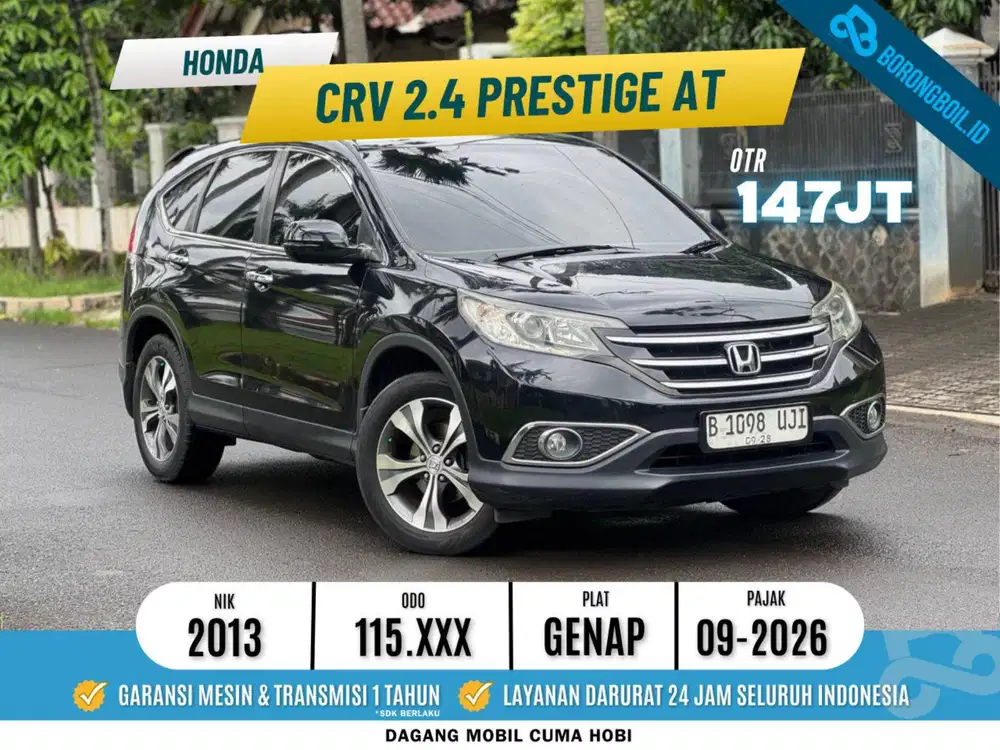 CRV 2.4 Prestige AT 2013 Hitam