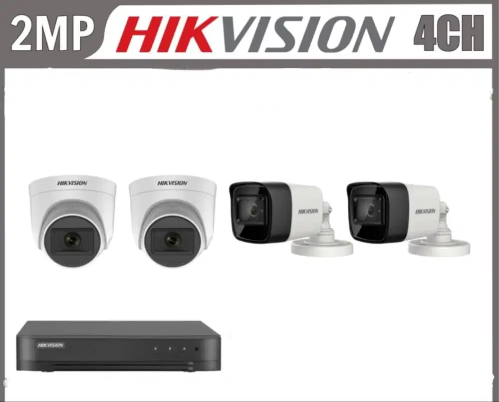 PAKET KAMERA HIKVISION SMART DUAL LIGHT 2MP DAN 5 MP