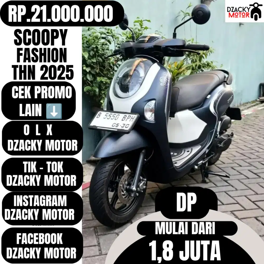 SCOOPY FASHION 2025  SECOND LIKE NEW