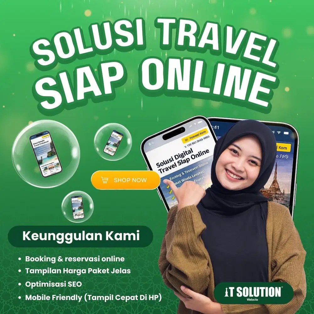 Solusi Website Travel Siap Online dihalaman 1 Google