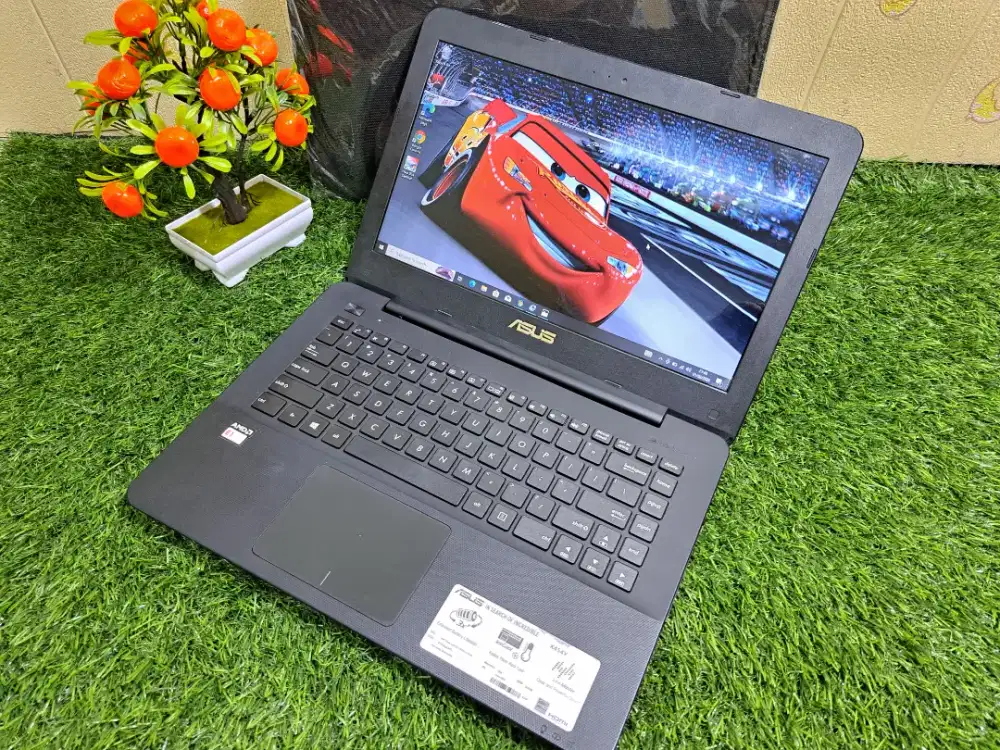 Laptop asus X455y slim mulus no minus siap pakai