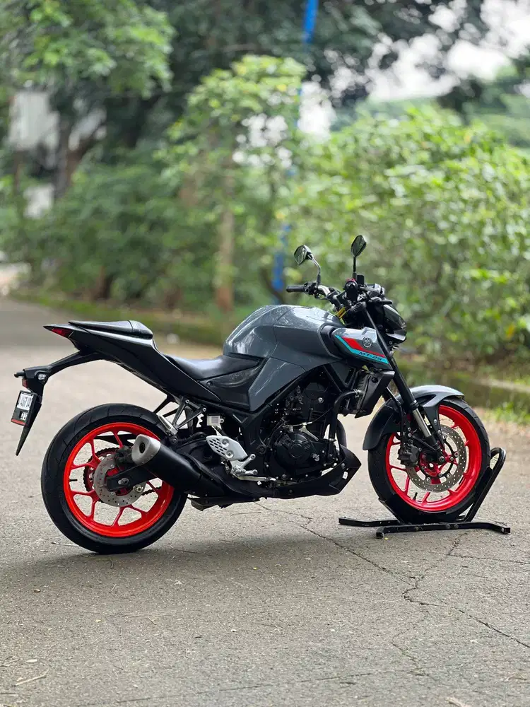 NAKED IDAMAN! YAMAHA NEW MT25 2021 GREY KM LOW PAJAK ON RASA BARU