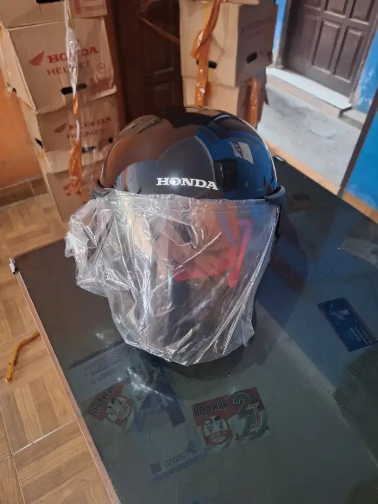 Helm baru honda model terbaru stok banyak